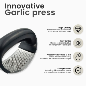 Garlic Press Stainless Steel